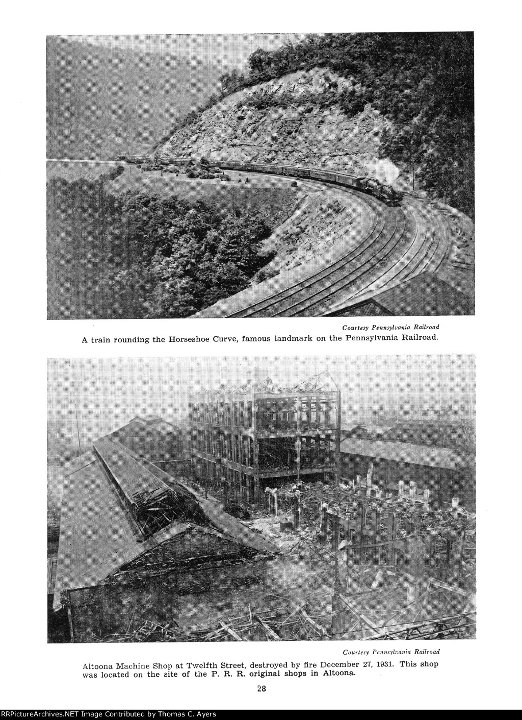 "The Pennsylvania Railroad In Altoona," Page 28, 1949